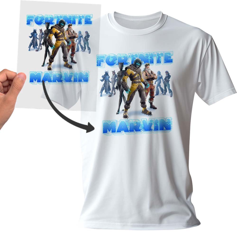 Glacier Film DTF Fortnite Glacier – Image 1