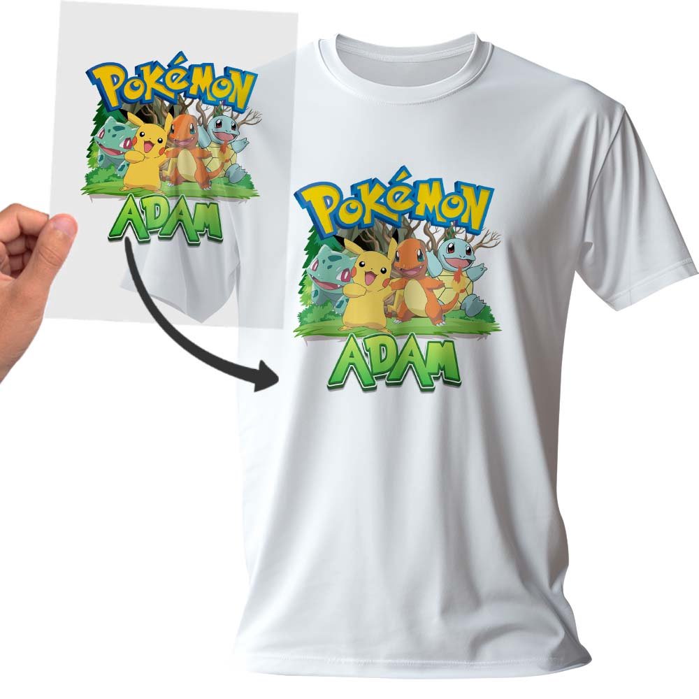 ADAM-StarterSquad Film DTF Pokémon design StarterSquad – Image 1