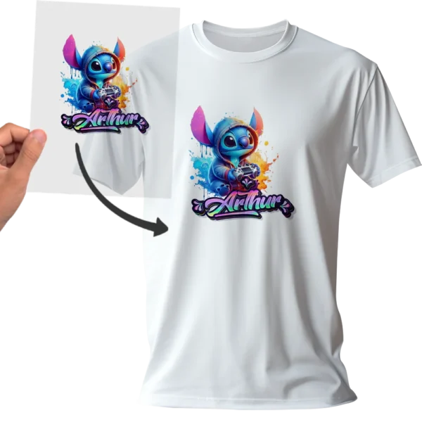 Film DTF Stitch design Gamestitch