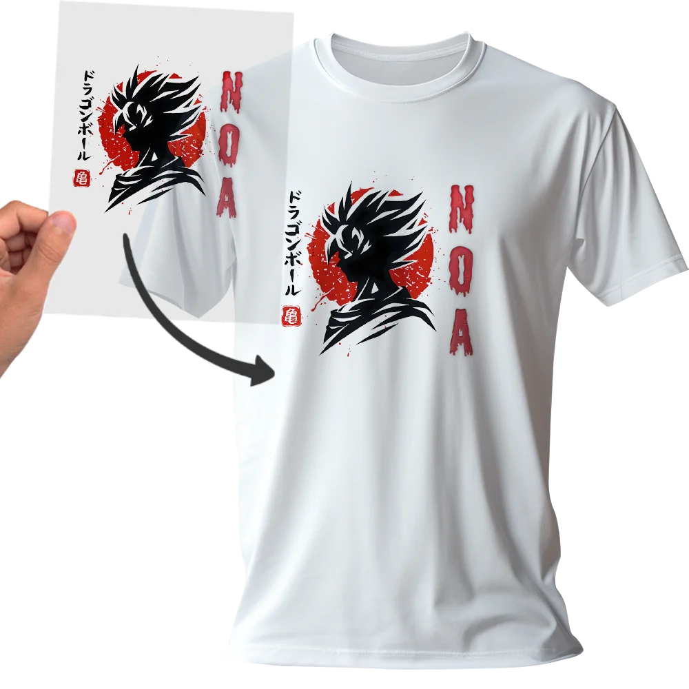 SangRouge- Film DTF DBZ design SangRouge – Image 1