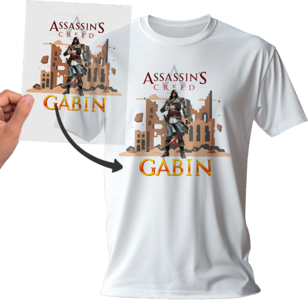 Film DTF Assassin's Creed design Shadowblade