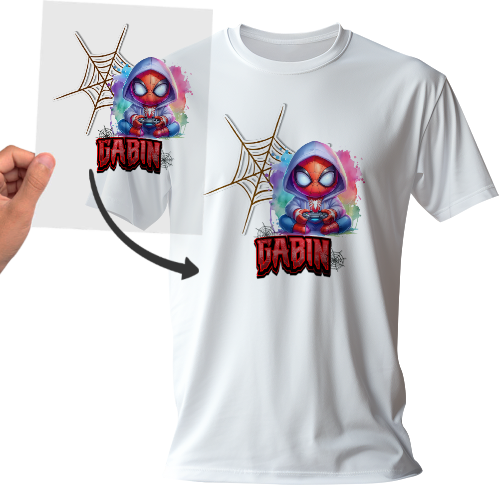 SpiderGamer-Spiderman Film DTF Spiderman design SpiderGamer – Image 1